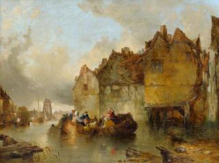 Dutch Canal Scene