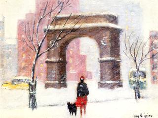 A Winter's Stroll through Washington Square