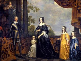 Frederick Hendrick, Prince of Orange, with His Wife Amalia van Solms and Their Three Daughters
