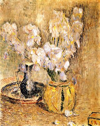 Still Life with White Lilies