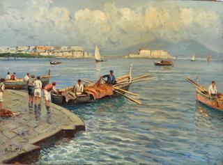 Fishermen by the Pier