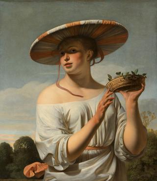 Girl in a Large Hat