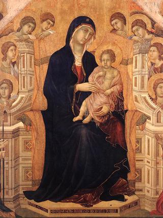 Maestà (central panel: Madonna and Child)