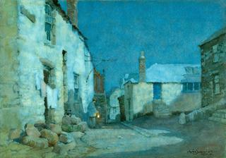 Moonlight, Norway Square, St Ives