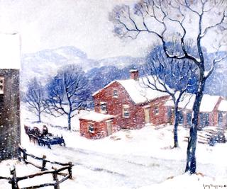 A New England Farm in Winter