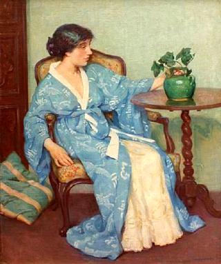 Woman in a Kimono