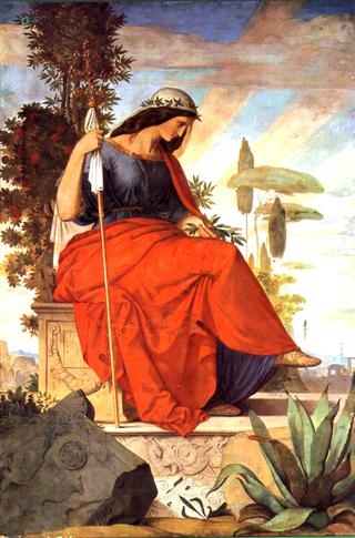 Allegorical figure of Italia
