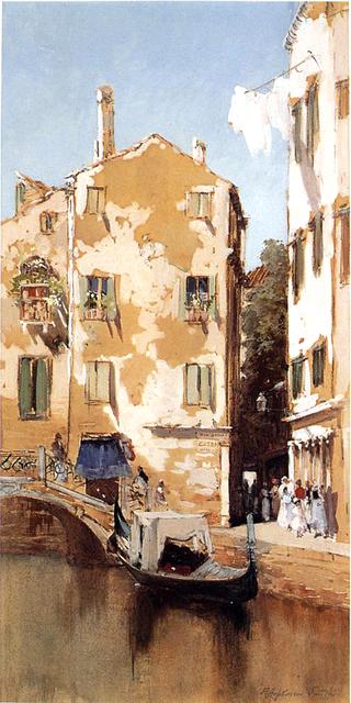 Canal Scene, Venice