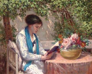 Reading in the Garden