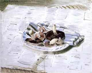 Mushrooms on a Plate at Shepherd's Hill