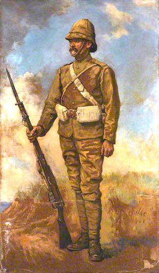 A British Infantryman in Marching Order