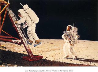 The Final Impossibility: Man's Tracks on the Moon