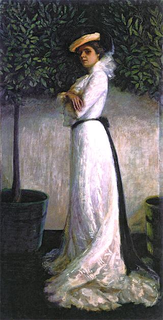 Portrait of My Sister Carrie W. Stettheimer in a White Dress