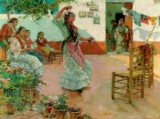 Gitanas en el Patio