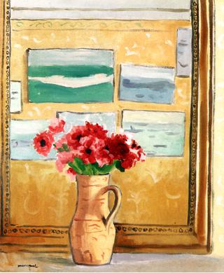 Bouquet by the Mirror