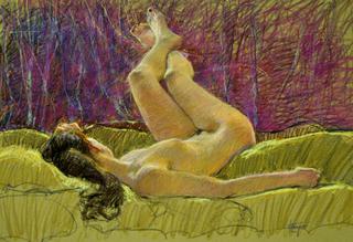 Nude on Green