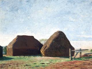 Haystacks in Sunlight