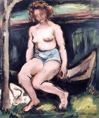 Bather with Boat