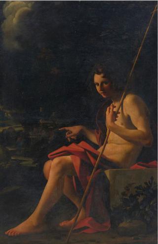 Saint John the Baptist in a Ladnscape