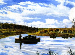 Manitoba River Scene