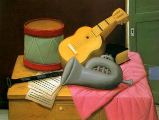 Still Life with Musical Instruments