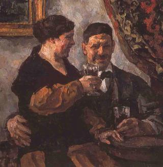 Self-Portrait with Wife