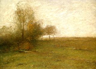 Landscape with Brush Fire