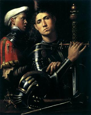 Portrait of a Warrior with His Equerry