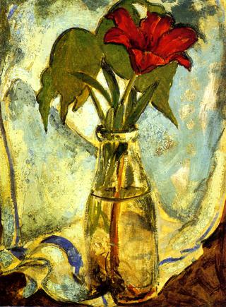 Still LIfe with Red Lily