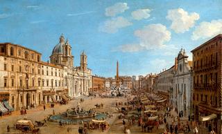 The Piazza Navona, Rome