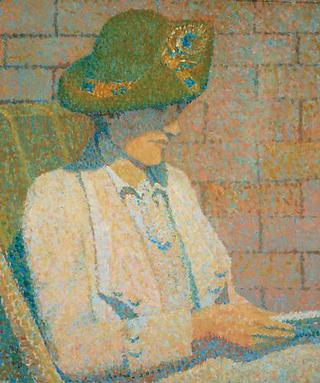 The Peacock Hat (Artist's Wife)