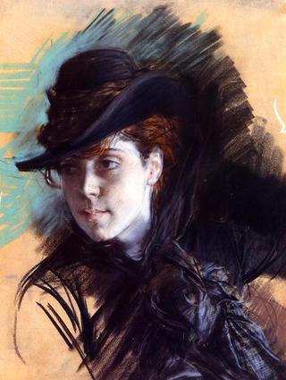 Girl in a Black Hat