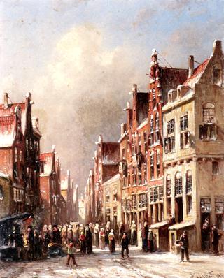 A Dutch Town in Winter