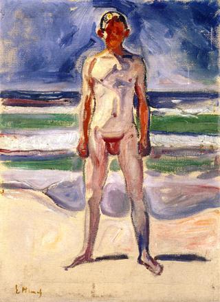 Young Man on the Beach