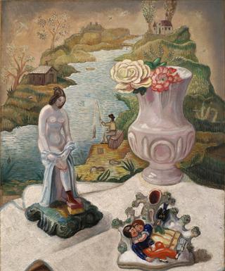 Porcelain Figures and Flowers