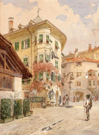 Scene in Bozen