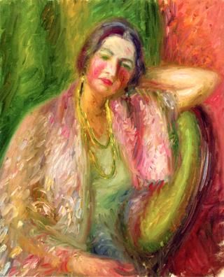 Woman with a Yellow Necklace