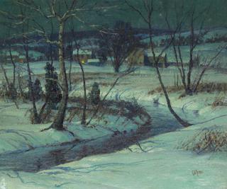 Nocturnal Winter Landscape