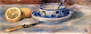 Lemon and Blue Cup - fragment