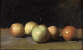 Still-Life with an Apple, Pear and Peaches