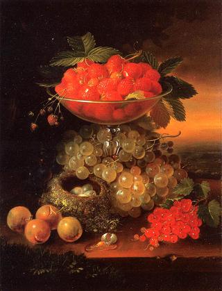 Still Life with Fruit ad Nest of Eggs
