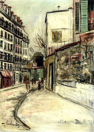 Rue Lepic in Montmartre
