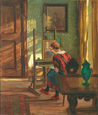 Young Woman at her Easel