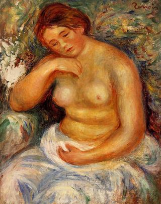 Bather Seated in a Grove