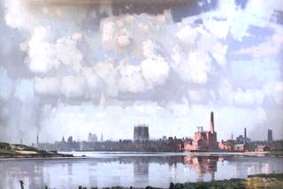 View of King's Lynn over the Harbour, Norfolk