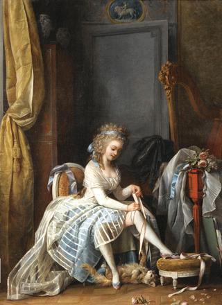 Young Woman at Her Toilette