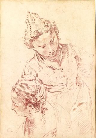 Two Studies of Head, after Veronese