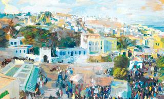 View of a Square in Tangiers
