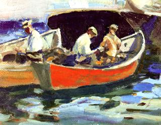 Fishermen and Boats