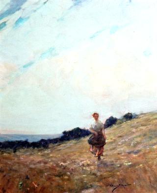 Girl in Landscape